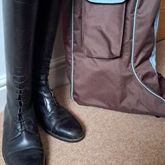 ladies Leather Riding Boots