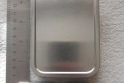 2oz Silver Rectangular Tobacco Tin
