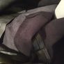 zara black faux leather skirt uk10 Image 8