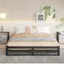 King Size Bed Frame,5ft Floor Bed Frame King Size Image 6