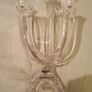 5 Stick Glass Candlelabre Image 3