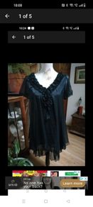Black AngelEye fully lined dress tunic. New with tags.