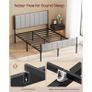 Double Metal Bed Grey (197 x 136.5 x 104 cm) Image 6