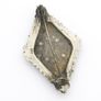 Enameled 800 Silver Brooch Image 3