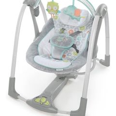 Baby seat swing