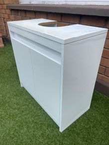 White Vanity unit for Bathroom Basin