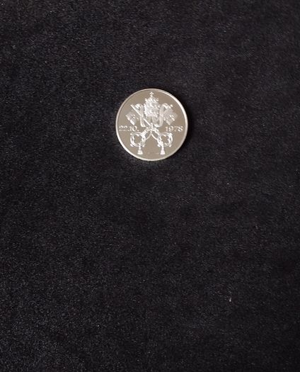 Pope John Paul II 1978 Inauguration Medallion Pure "Silver 1000" (Boxed and Mint)