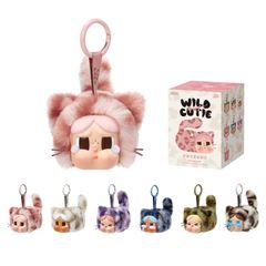 Single blind box crybaby leopard cat series PVC plush