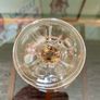 Retro Set of Six 1970s 80s Rose Glass Sundae Glasses Image 6