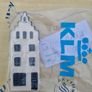 KLM miniature house made of Delft Blue ceramic Image 4
