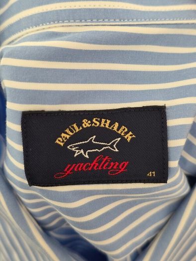 Paul & Shark Vertical Stripe Shirt Mens Large 41
