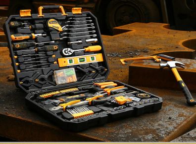 Hand Tool sets Woodworking tools Multi tool with Tool Box Socket set and Torque wrench