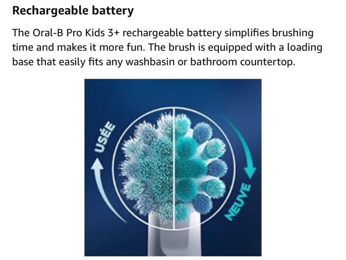 ORAL B VPRO Kids Electric Toothbrush Spider Man