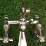 Vintage Gold Color Brass Bathroom Bath Tub Mixer Tap Hand Shower Image 5