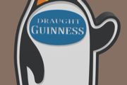 Guinness Retro Penguin Lightbox