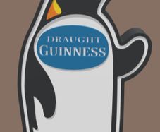 Guinness Retro Penguin Lightbox