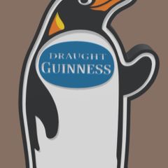 Guinness Retro Penguin Lightbox