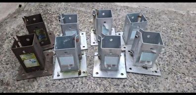 8x 3x3 post brackets