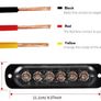 4pcs 12/24v  truck LED lights, 6SMD grille light strips, car lights, trailer lights, amber Image 3