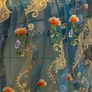 Blue Sheer Curtains (2pc) Image 2
