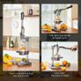 Brand New Professional Citrus Press Manual Metal Juice Extractor - Silver Image 4