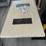 Marble coffee tables , very good condition and quality,large one measures 51x30 inches and 18 inches in height,Small one is 18" in height and 22" square Image 5