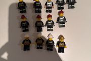 lego firemen minifigures x 13