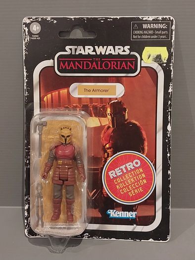 Star Wars Retro Collection The Armorer Figure The Mandalorian Kenner