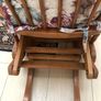 Solid Oak Wood Rocking Chair Image 4