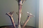 Victorian silverplate epergne