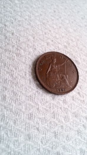 1936 English Farthing.