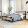 Double Bed Frames with Wood Headboard Image 7