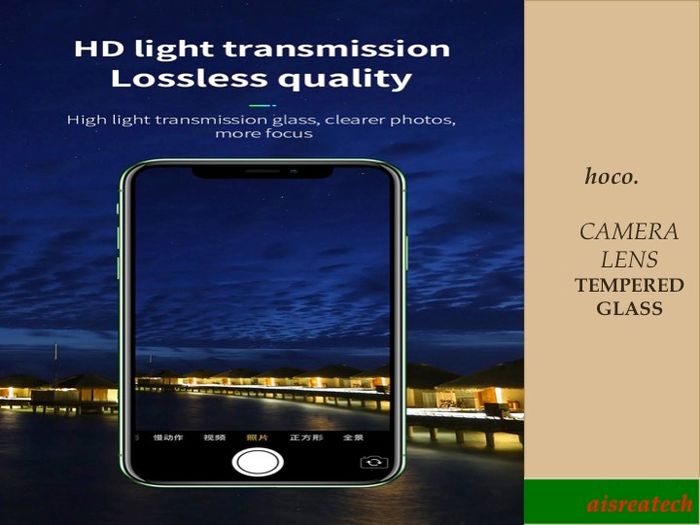 Hoco V11 iPhone 11 / 11 Pro / 11 Pro Max Camera Lens Protector(OUT OF STOCK)
