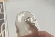 Glass bird paperweight