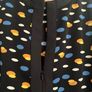 nwt Rant and Rave thalia dot print zip front blouse (black / blue / yellow) size 14 Image 3