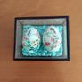 Two oriental hand painted eggs Image 5