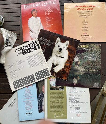 Joblot of 8 Brendan Shine album vinyl record in vg condition 3 euros et