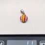 925 Sterling Silver Crystal Rhinestone Rainbow Charm Image 10
