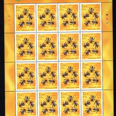 2005 Ireland Apimondia (Bee-Keeling) Commemorative Stamp Sheetlet Plate 1A1A1A1A Mint Never Hinged (MNH)