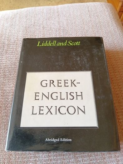 1980 Greek-English Lexicon. Loddel and Scott. Languages. Vintage.