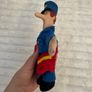 Postman Pat approx. 22 cm. Plush Plastic head Is too loose with glasses and red bag Used Please see photos Image 7
