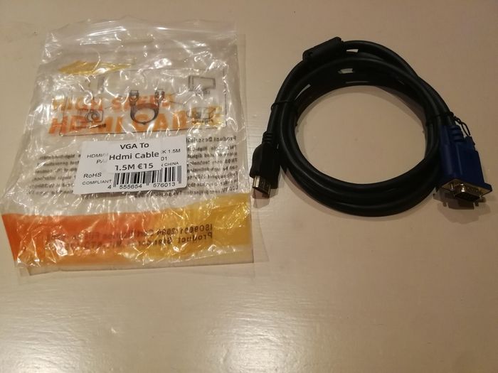Hdmi To Vga Male Cable 1.5M