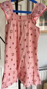 Girls Pink Stripe summer Dress