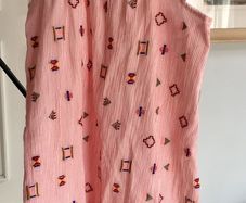 Girls Pink Stripe summer Dress