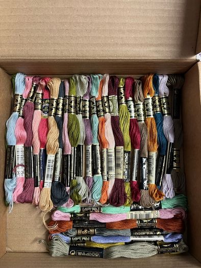 30 DMC Embroidery thread skeins