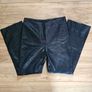 Vintage 1990's Siena Studio Genuine Leather Black Trousers Image 2