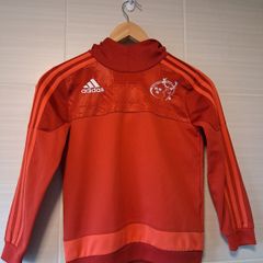Munster Rugby Hoodie Track Top. Official Adidas Youth Age 8 To 9 Years. Collect In Dublin Or Receive Via Post.