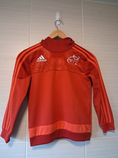 Munster Rugby Hoodie Track Top. Official Adidas Youth Age 8 To 9 Years. Collect In Dublin Or Receive Via Post.