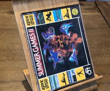 C64 - Epyx Summer Games II - Commodore 64 Large Jewel Tape Game - complete in box