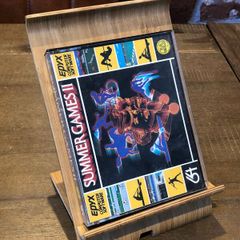 C64 - Epyx Summer Games II - Commodore 64 Large Jewel Tape Game - complete in box